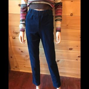 Soft Surroundings blue denim Metro Leggings, sz M